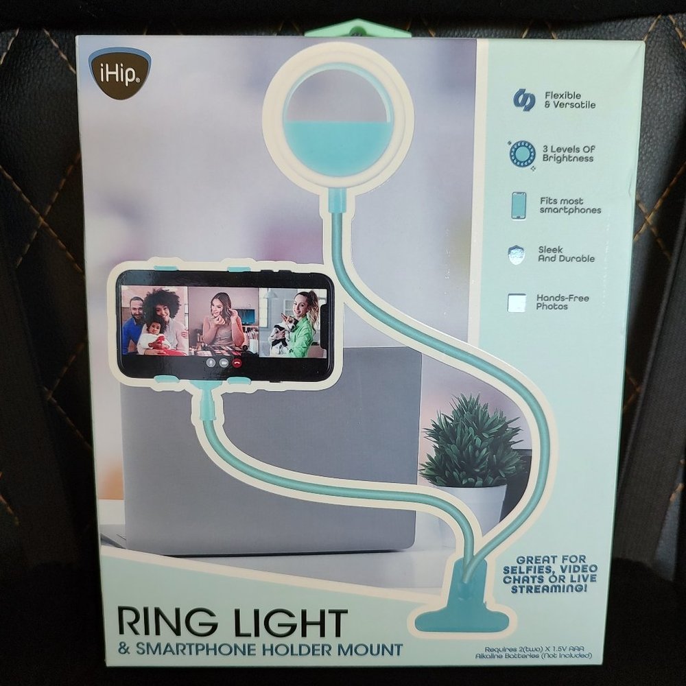 Ring Light and Smartphone Holder Mount